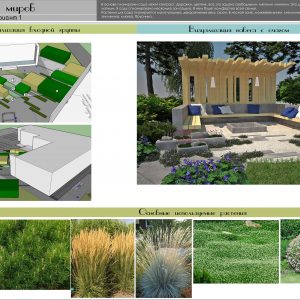 Сад для жизни. Визуализация. Растения. .